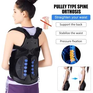 Alternative view of TLSO Back Brace for Compression Fractures, Osteoporosis, Upper Spine Injuries