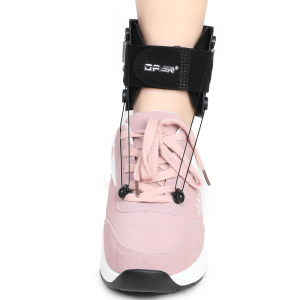 Drop Foot Brace with Dual-Side Steel Cables and Knob Adjustment