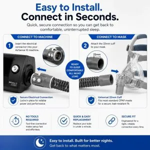Airsense 10 Climate line Tube for Airsense 10 and Aircurve 10 CPAP Supplies Ober Health 10 Airsense 10 Climate line Tube for Airsense 10 and Aircurve 10 - Image 5