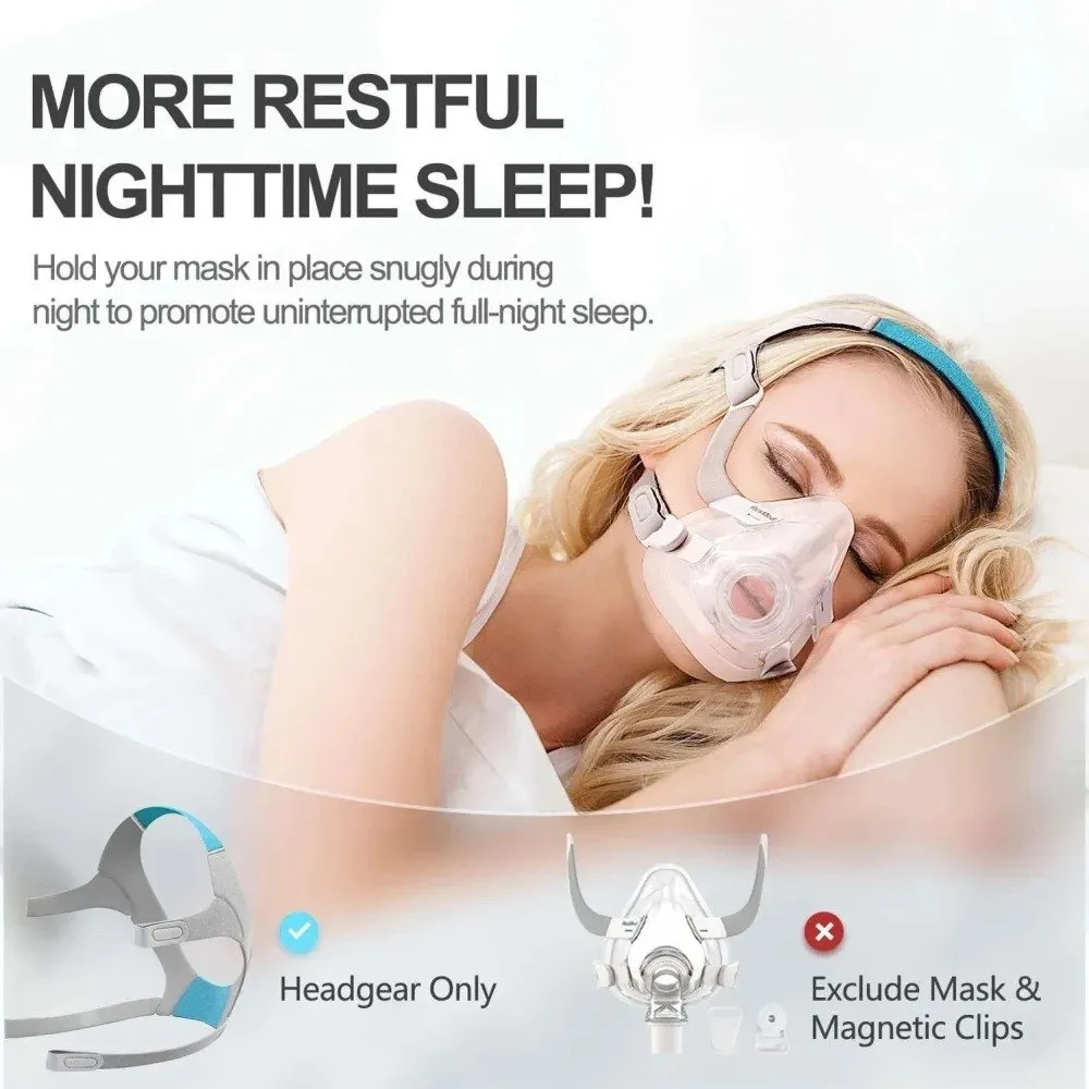 3 Pack Replacement Headgear for ResMed AirFit F20 CPAP Supplies Ober Health 3 3 Pack Replacement Headgear for ResMed AirFit F20 - Image 3