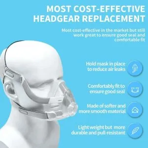 3 Pack Replacement Headgear for ResMed AirFit F20 CPAP Supplies Ober Health 8 3 Pack Replacement Headgear for ResMed AirFit F20 - Image 4